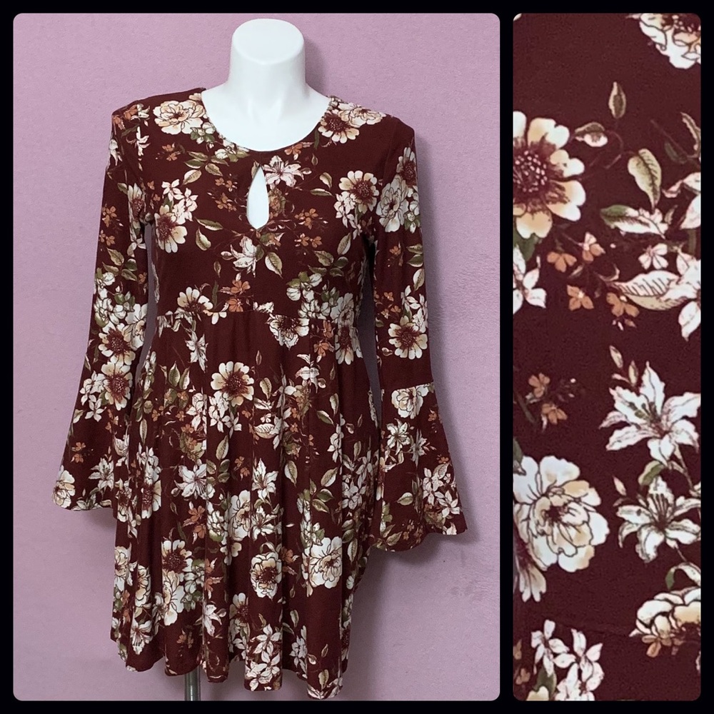 Derek Heart Floral Casual Dress XL